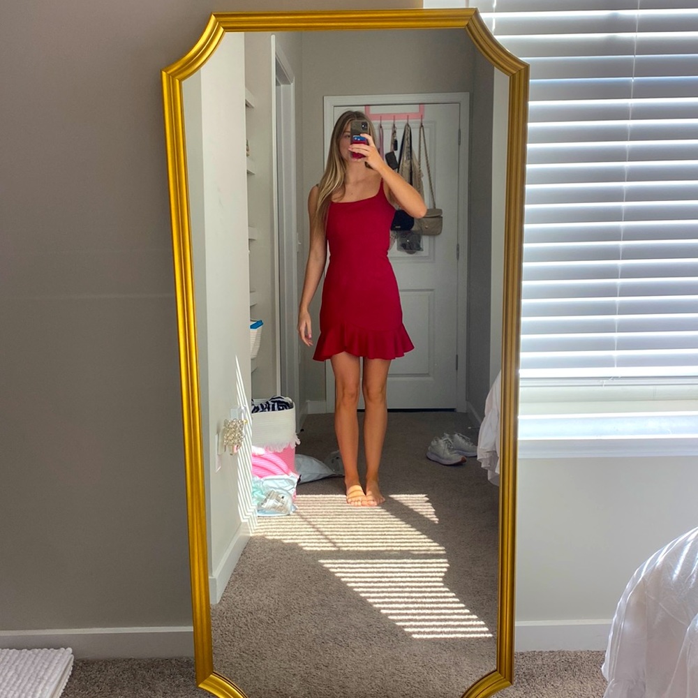 Red homecoming dress